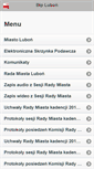 Mobile Screenshot of bip.lubon.pl